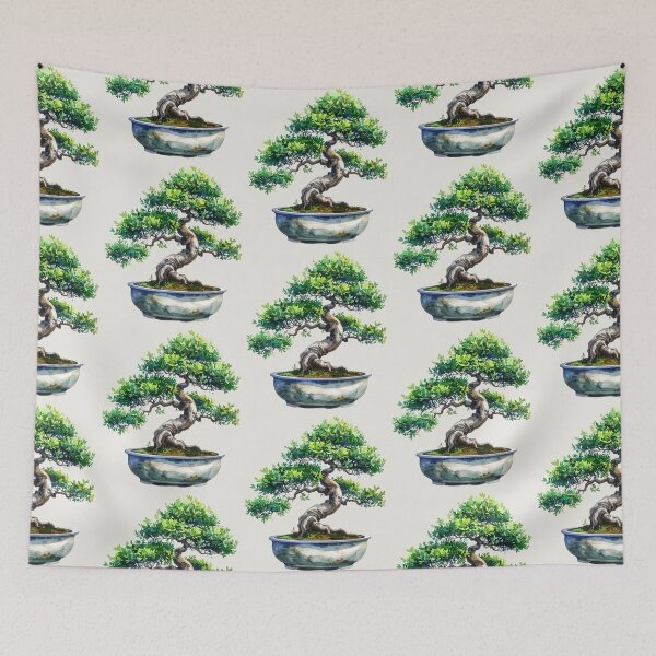 Item preview, Privet bonsai in a stone bowl designed and sold by LiskoDesign.