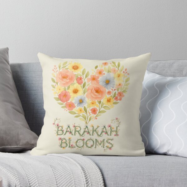 Item preview, Barakah Blooms – Floral Heart Islamic Botanical Art designed and sold by D-Islamic.