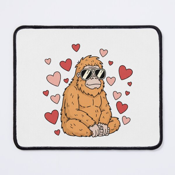 Item preview, Funny Sasquatch Valentine Boy Cool Bigfoot Sunglasses designed and sold by FreshVibe Prints.