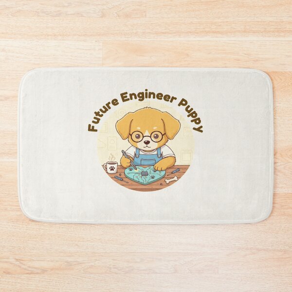 Item preview, Puppy Dreams Big – Future Hardware Engineer Puppy designed and sold by The Real Life Symphony.