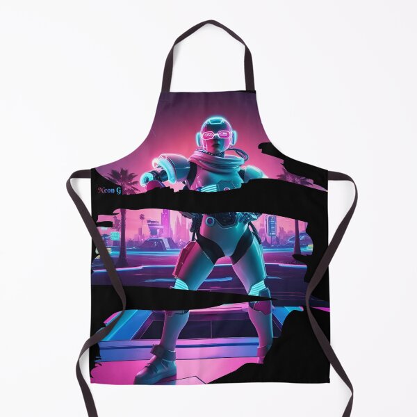 Item preview, Vaporwave-style cyborg 3 designed and sold by Neon G.