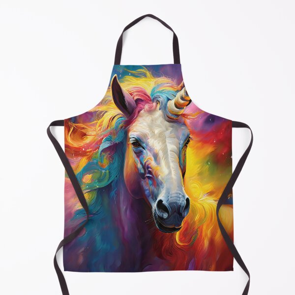Item preview, Majestic unicorn in a riot of color designed and sold by Mianku | Für das Leben.
