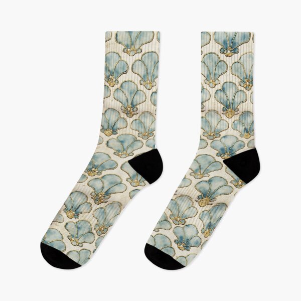 Item preview, Pastel & Gold Scallop Pattern – Soft Elegant Geometric Design designed and sold by PeacefulD-signs.