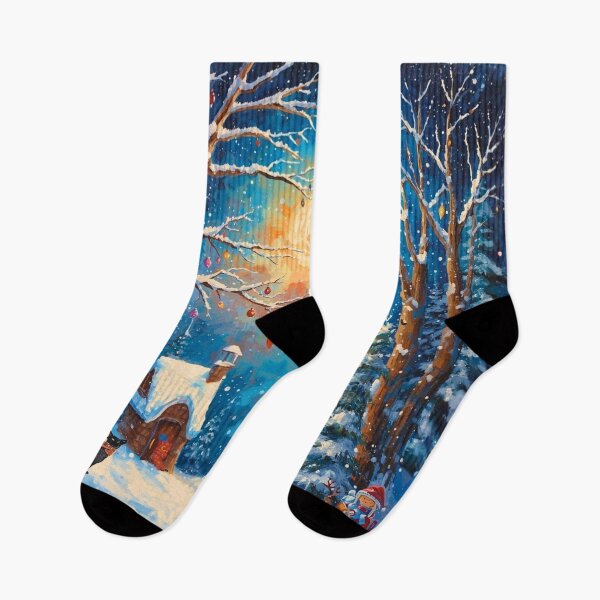 Item preview, Christmas festivities Trees in Winter designed and sold by Modern-Tropical.