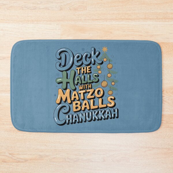Item preview, Deck The Halls with Matzo Balls – Funny Chanukah Jewish Holiday Design designed and sold by Millsoft.