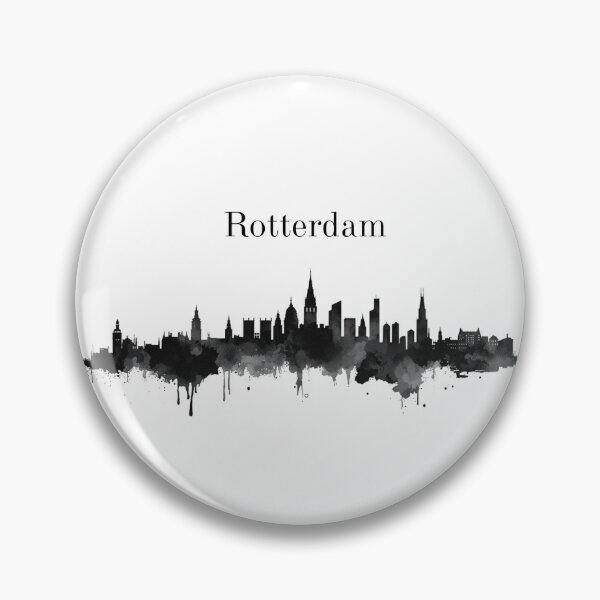 Item preview, Rotterdam Skyline – Modern Cityscape Art Print / Tile Decor designed and sold by Milipino.