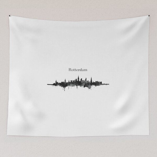 Item preview, Rotterdam Skyline – Modern Cityscape Art Print / Tile Decor designed and sold by Milipino.