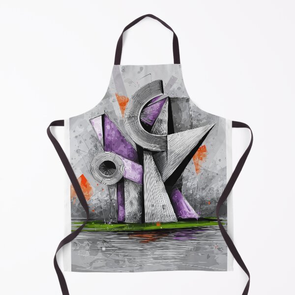 Item preview, Geometric Architectural Structure with Bold Shapes and Intricate Patterns in Dynamic Color designed and sold by OlfactoART Studio.