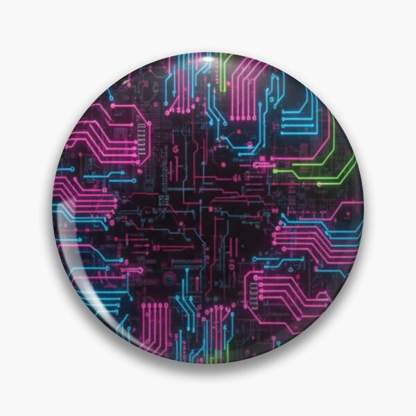 Item preview, Cyberpunk Circuit Phone Case – Neon AI-Inspired Design designed and sold by Nara8.