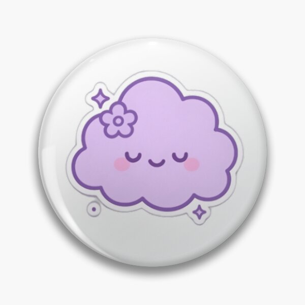 Item preview, Cute Sleeping Cloud Design – Soft Pastel Kawaii Aesthetic Sticker & Merch designed and sold by inspiresky777.