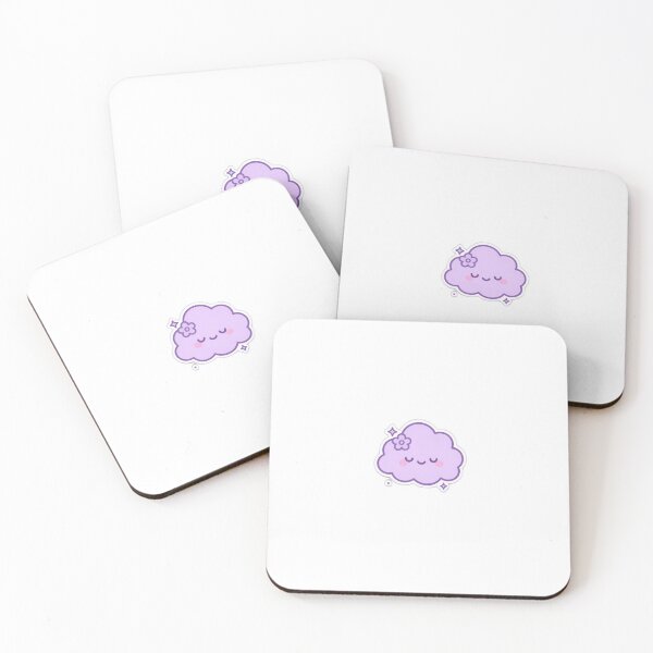 Item preview, Cute Sleeping Cloud Design – Soft Pastel Kawaii Aesthetic Sticker & Merch designed and sold by inspiresky777.