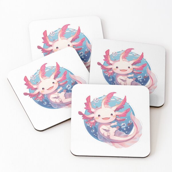 Item preview, Cute happy axolotl designed and sold by SMARTKIT  DESIGNAGENCY.