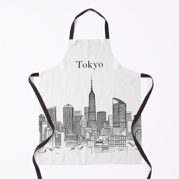 Item preview, Tokyo Skyline – Minimal Contour Line Art Cityscape designed and sold by Milipino.