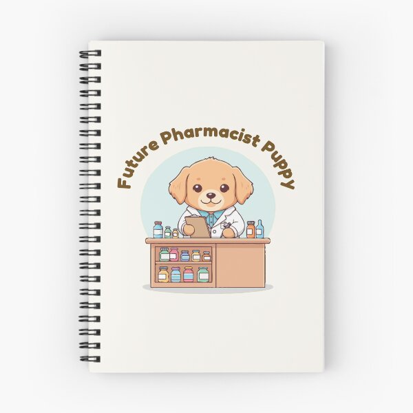 Item preview, Puppy Dreams Big – Future Pharmacist Puppy designed and sold by The Real Life Symphony.