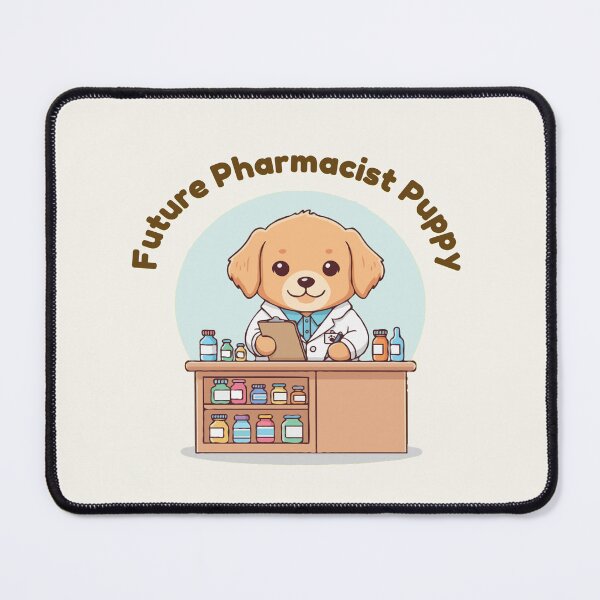 Item preview, Puppy Dreams Big – Future Pharmacist Puppy designed and sold by The Real Life Symphony.