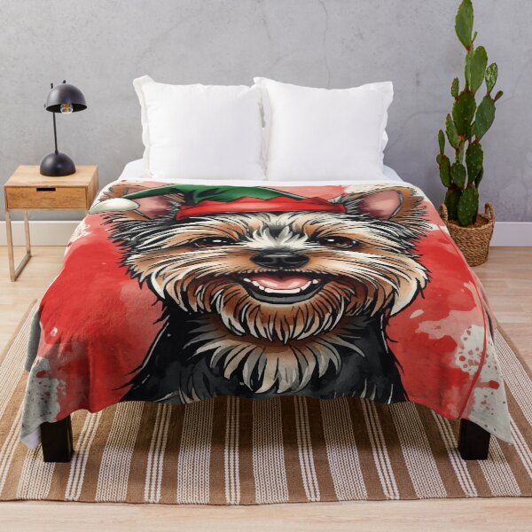 Item preview, Happy Howlidays – Yorkie designed and sold by AbstractAnom.
