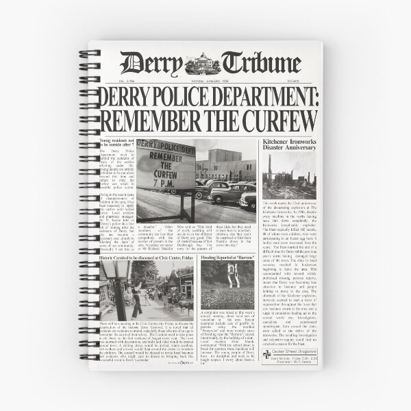 Item preview, "IT" - Derry Tribune - Chronicling the deeds of Pennywise the Clown, from the original book / movie. designed and sold by Corvid Media Creation.
