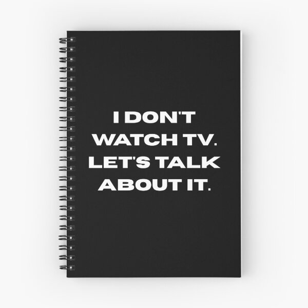 Item preview, I Don’t Watch TV - Open Your Eyes Statement Design designed and sold by Doodle-Bloom.