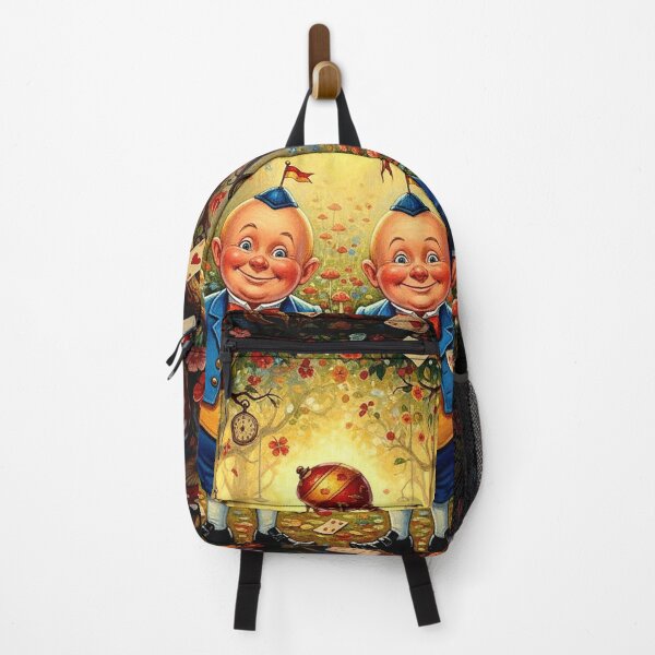 Item preview, Tweedledee and Tweedledum - High Detail Pop Surrealism Alice in Wonderland Art Print designed and sold by Art's Diner.