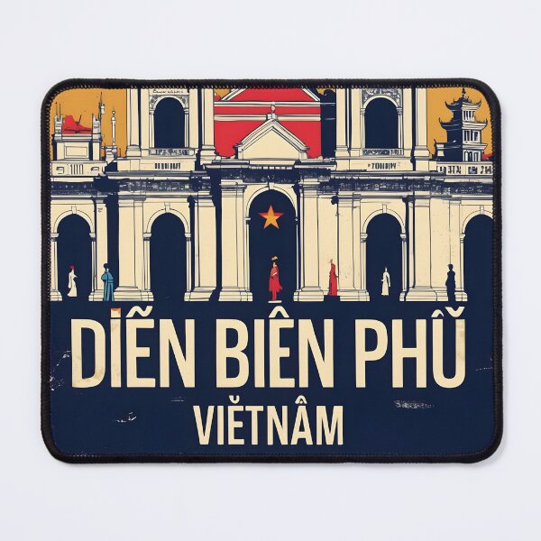 Item preview, Dien Bien Phu Vietnam 1950s Retro Poster Tourism designed and sold by TravelersGems.