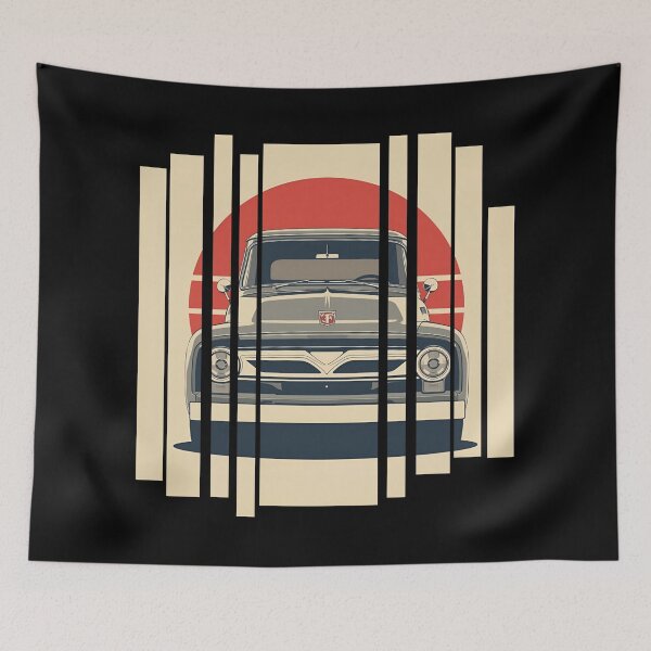 Item preview, For F100 Pickup Truck, 1956 vintage, retro, bold and iconic F100 8 designed and sold by Neon G.