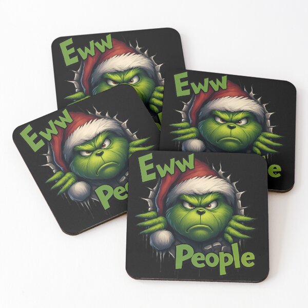 Item preview, Grinch Anti-Christmas `Eww People` designed and sold by Ayiyi Shop.