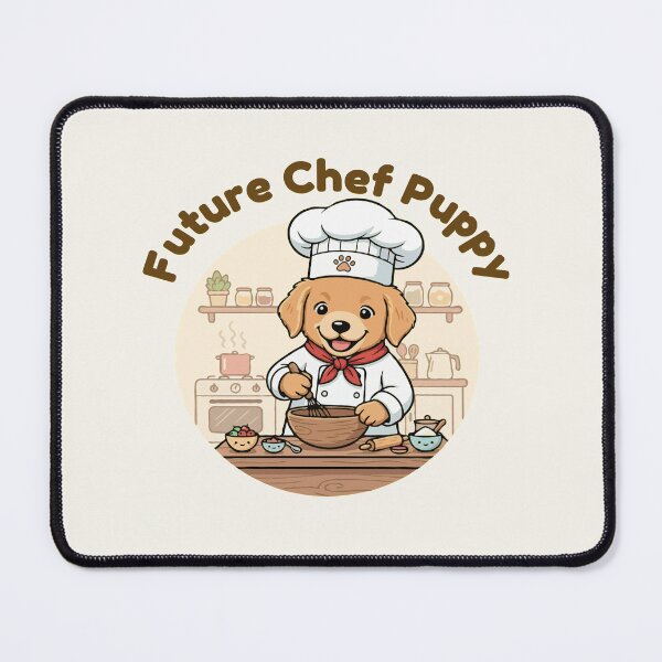 Item preview, Puppy Dreams Big – Future Chef Puppy designed and sold by The Real Life Symphony.