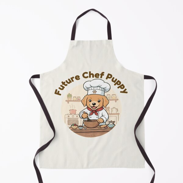 Item preview, Puppy Dreams Big – Future Chef Puppy designed and sold by The Real Life Symphony.