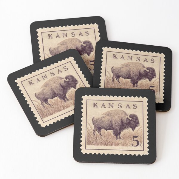 Item preview, Kansas Stamp designed and sold by JessArty ⭐⭐⭐⭐⭐.