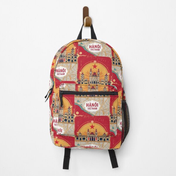 Item preview, Hanoi Vietnam 1950s Retro Poster Tourism designed and sold by TravelersGems.