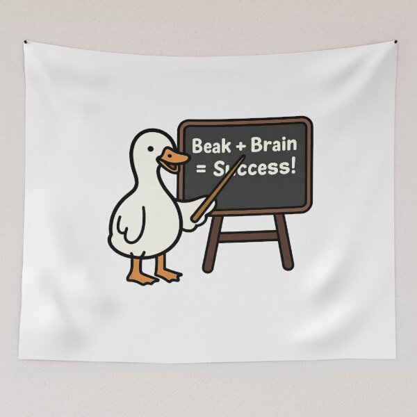 Item preview, Teaching Duck with Pointer designed and sold by luckyyouth.