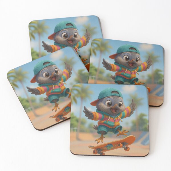Item preview, Skater King Quail designed and sold by Sillytoe.
