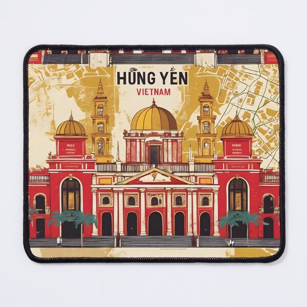 Item preview, Hung Yen Vietnam 1950s Retro Poster Tourism designed and sold by TravelersGems.