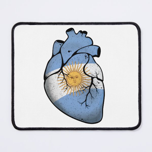 Item preview, Argentinian Heart designed and sold by GamerGearTees.
