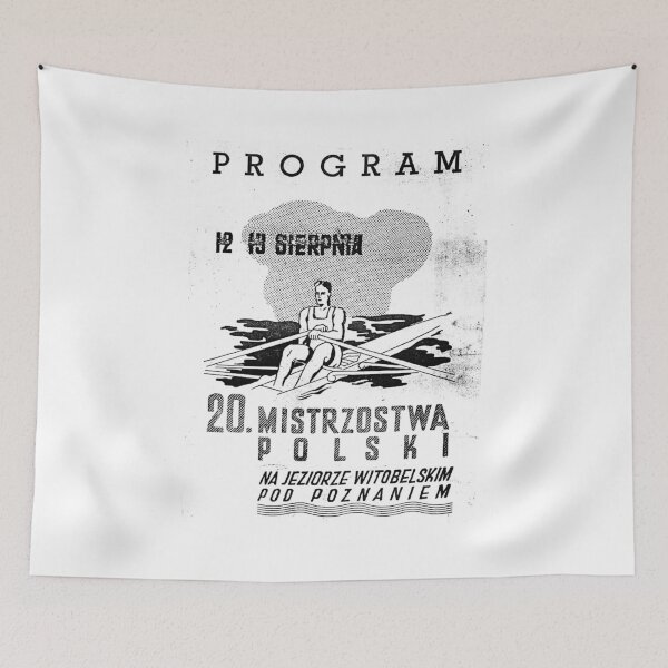 Item preview, Vintage Polish Rowing Championship Poster 1939 designed and sold by Michael van der Hoorn.