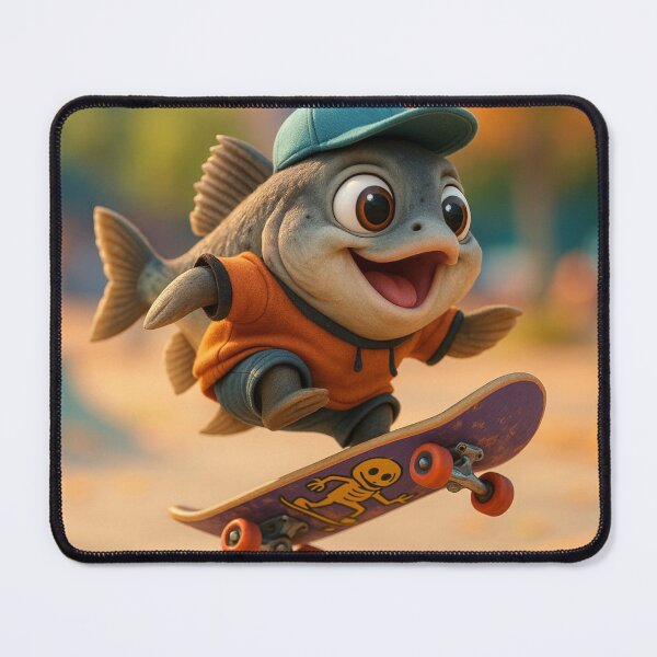 Item preview, Skater King Salmon designed and sold by Sillytoe.