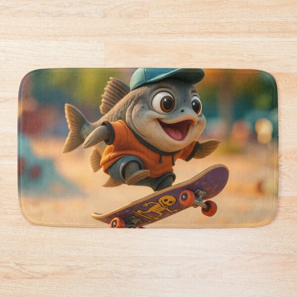 Item preview, Skater King Salmon designed and sold by Sillytoe.
