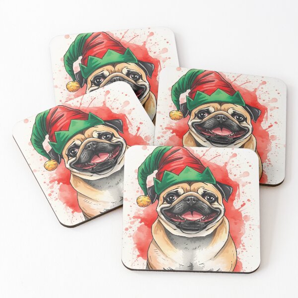 Item preview, Happy Howlidays – Pug designed and sold by AbstractAnom.