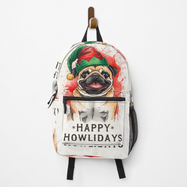 Item preview, Happy Howlidays – Pug designed and sold by AbstractAnom.