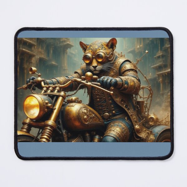 Item preview, Steampunk Jaguar designed and sold by Whimsical Art by Angela.