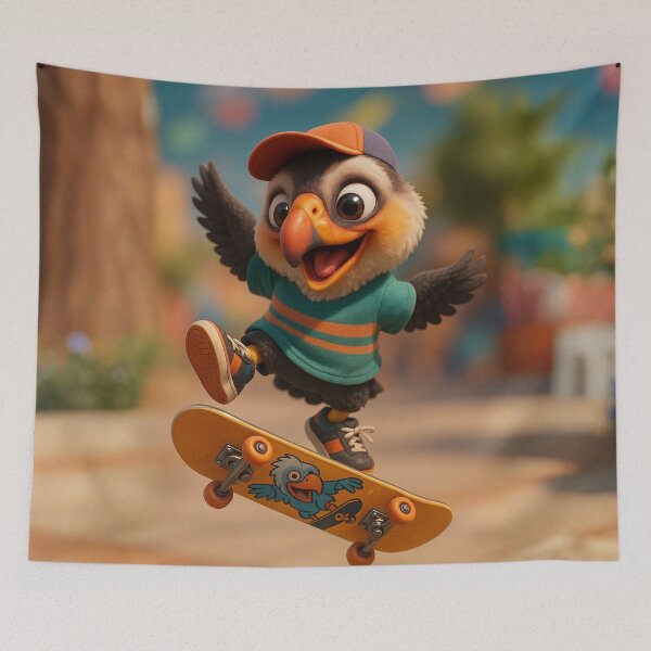 Item preview, Skater King Vulture designed and sold by Sillytoe.
