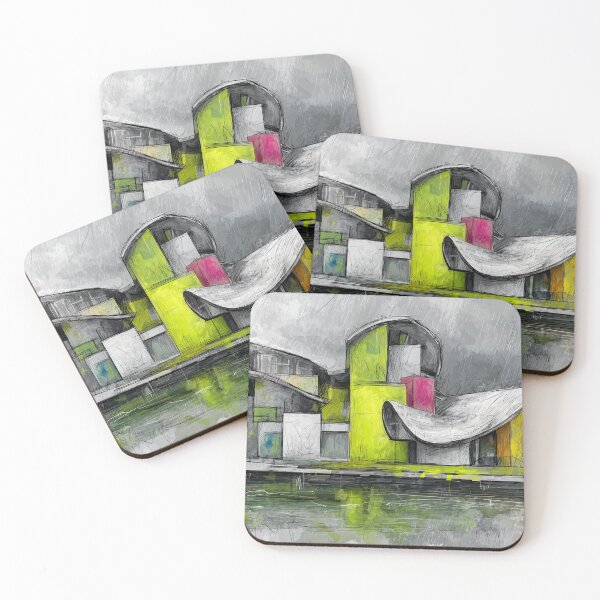 Item preview, Curve Modern Urban Architecture into a Futuristic and Surreal Reflection of Color designed and sold by OlfactoART Studio.