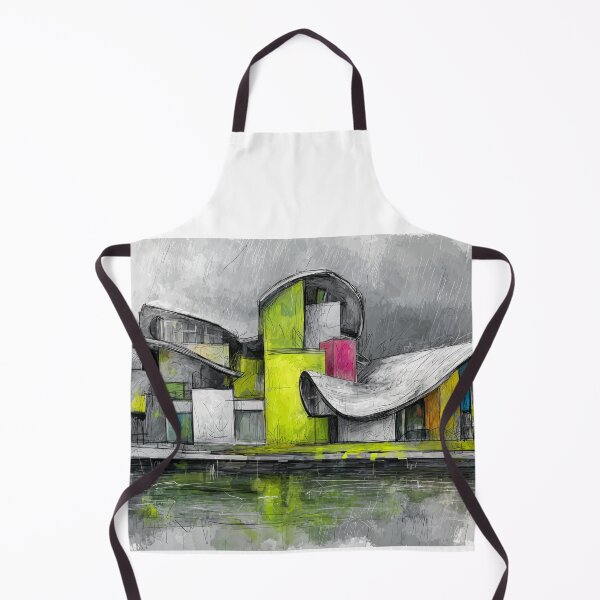 Item preview, Curve Modern Urban Architecture into a Futuristic and Surreal Reflection of Color designed and sold by OlfactoART Studio.