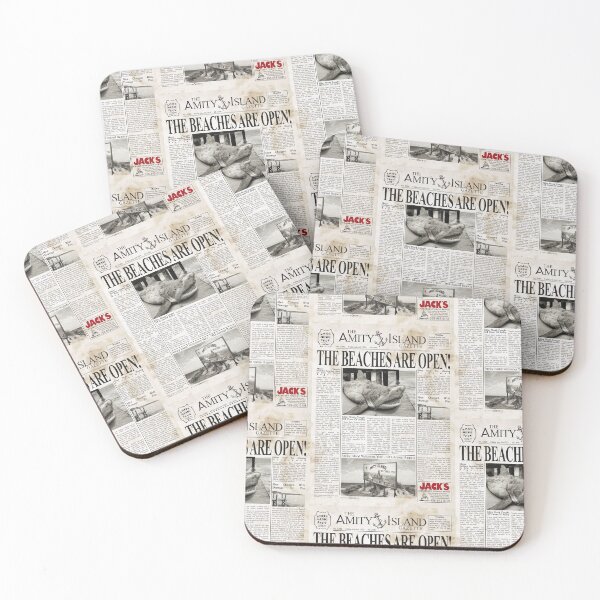Item preview, Jaws "Amity Island Gazette" Newspaper front page memorabilia designed and sold by Corvid Media Creation.