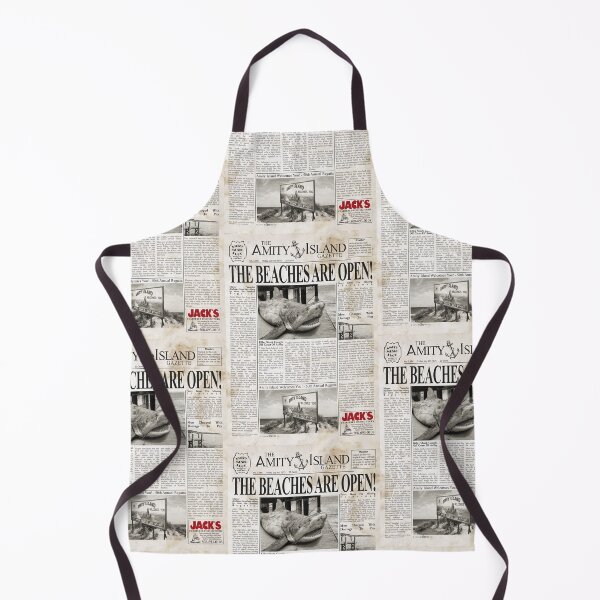 Item preview, Jaws "Amity Island Gazette" Newspaper front page memorabilia designed and sold by Corvid Media Creation.
