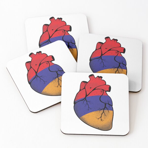 Item preview, Armenian Flag Heart designed and sold by GamerGearTees.