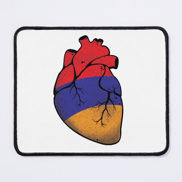 Item preview, Armenian Flag Heart designed and sold by GamerGearTees.