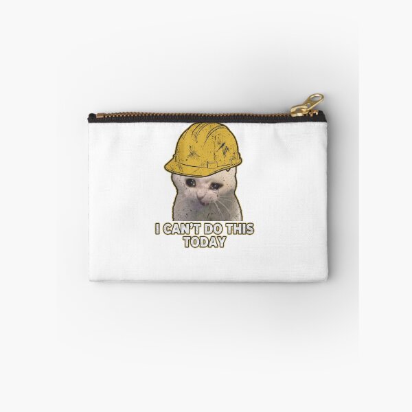 Item preview, catswithhardhats Crying Inside Meme designed and sold by vechone.