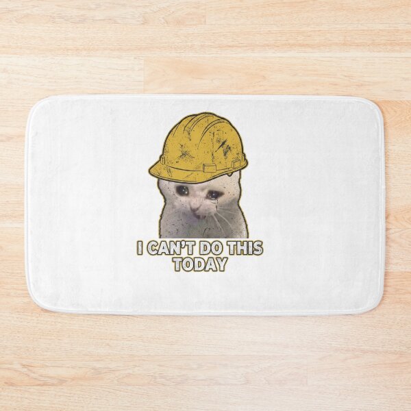 Item preview, catswithhardhats Crying Inside Meme designed and sold by vechone.