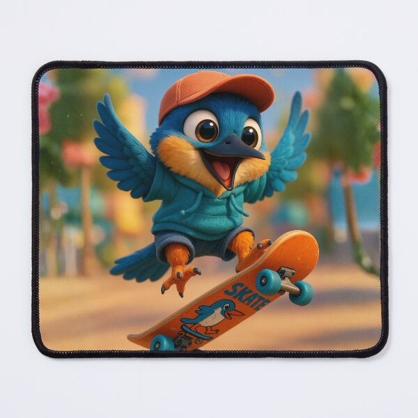 Item preview, Skater Kingfisher designed and sold by Sillytoe.